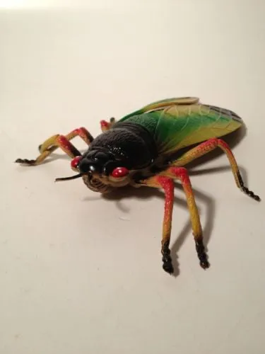 9 Fun Toy Rubber Locust Insect Novelty Bug Grasshoppers