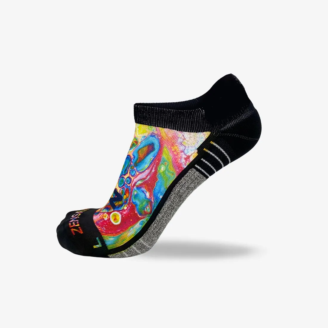 Abstract Art Running Socks (No Show)