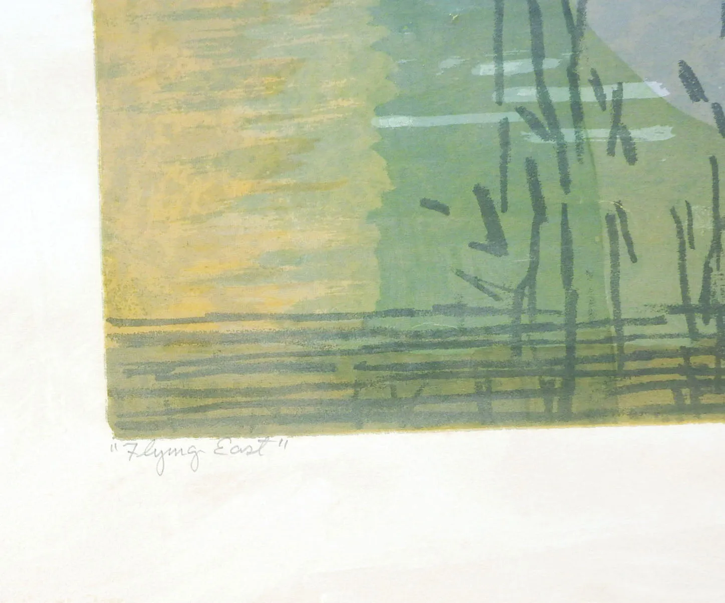 Birds Serigraph Print By Guy Maccoy