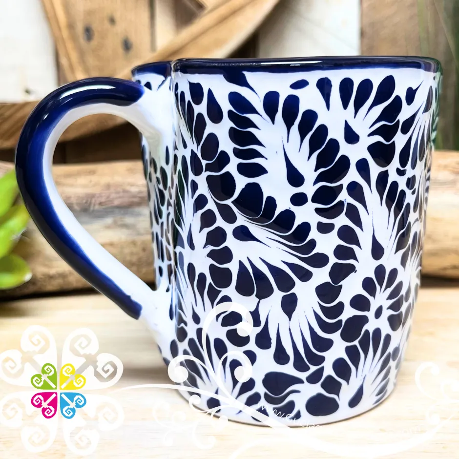 Blue Corazon Talavera Vase - Talavera Home Decor