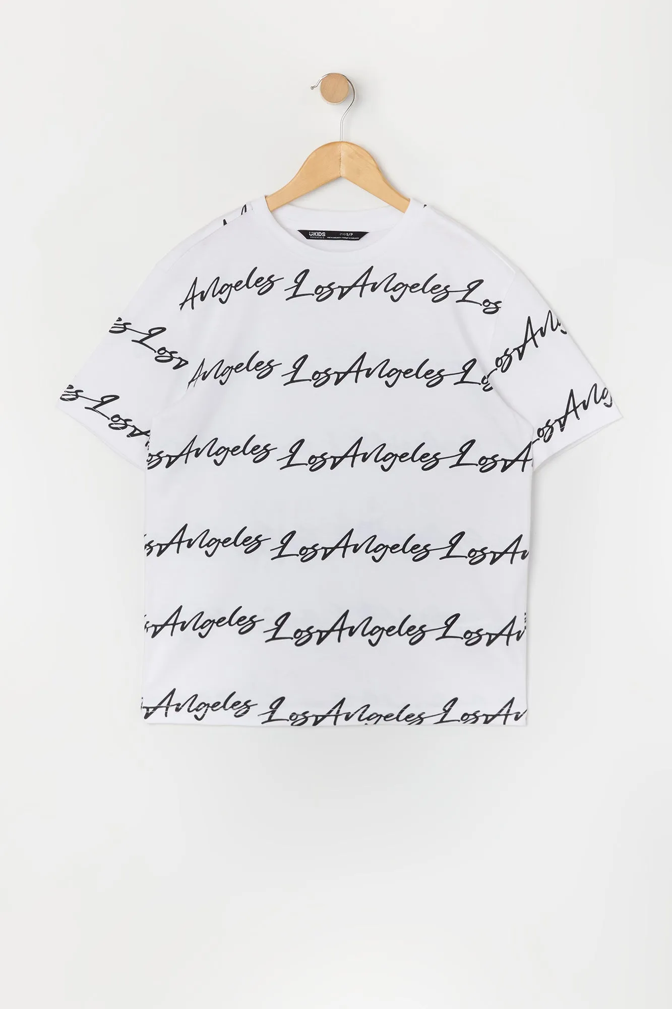 Boys Los Angeles Script Print T-Shirt