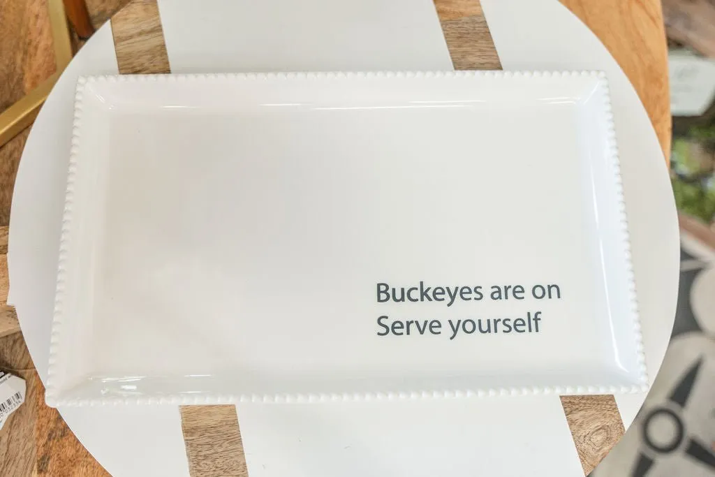 Buckeye Serving Platter
