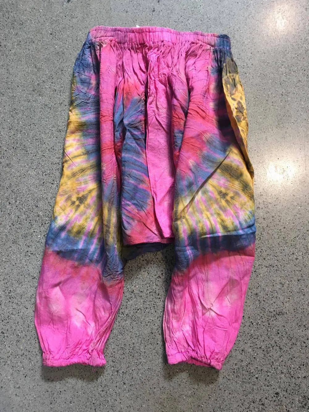 Childrens Tie Dye Harem Pants