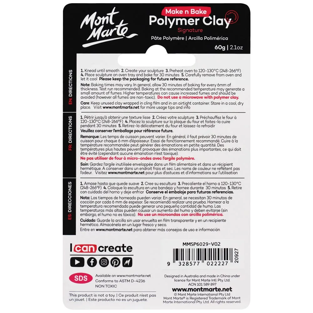 Make n Bake Polymer Clay Signature 60g (2.1oz) - Periwinkle Blue
