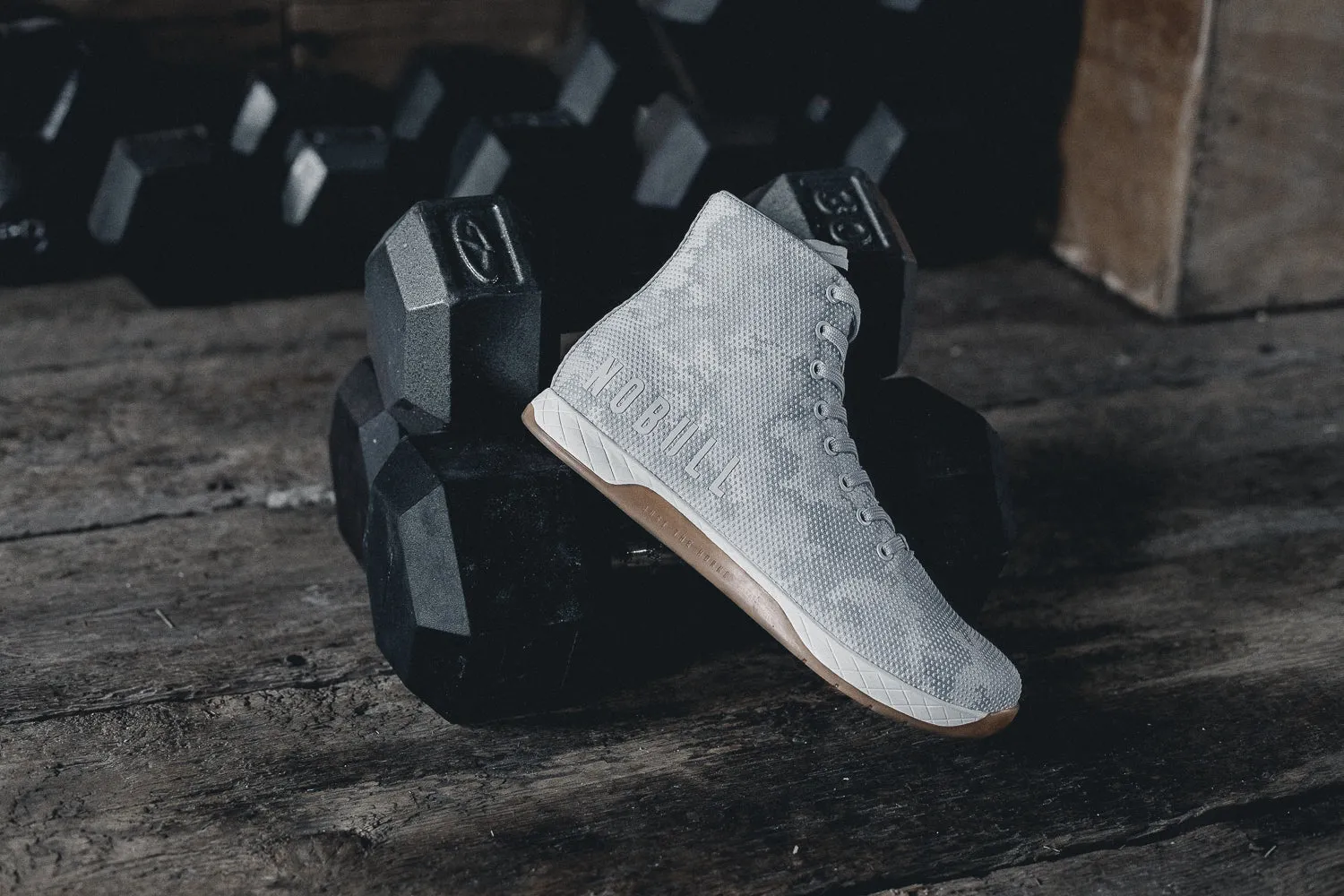 Men's Camo High-Top Trainer