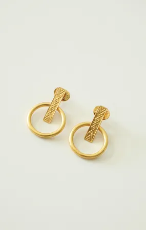 Mini Stud with hoop Earrings