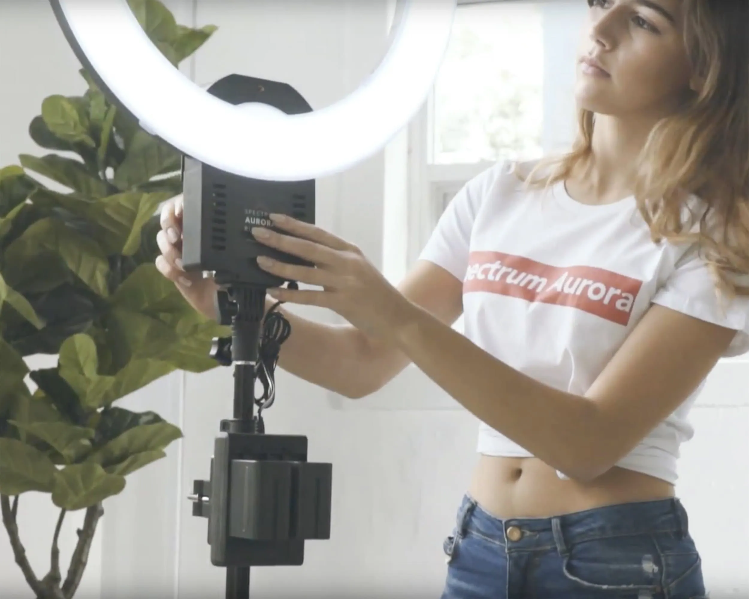 Portable Battery Pack & Charger Kit For Ring Lights