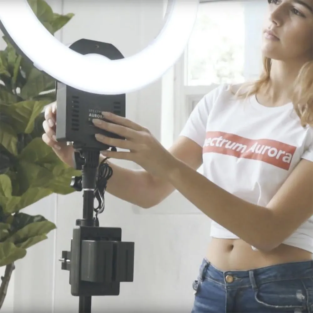 Portable Battery Pack & Charger Kit For Ring Lights