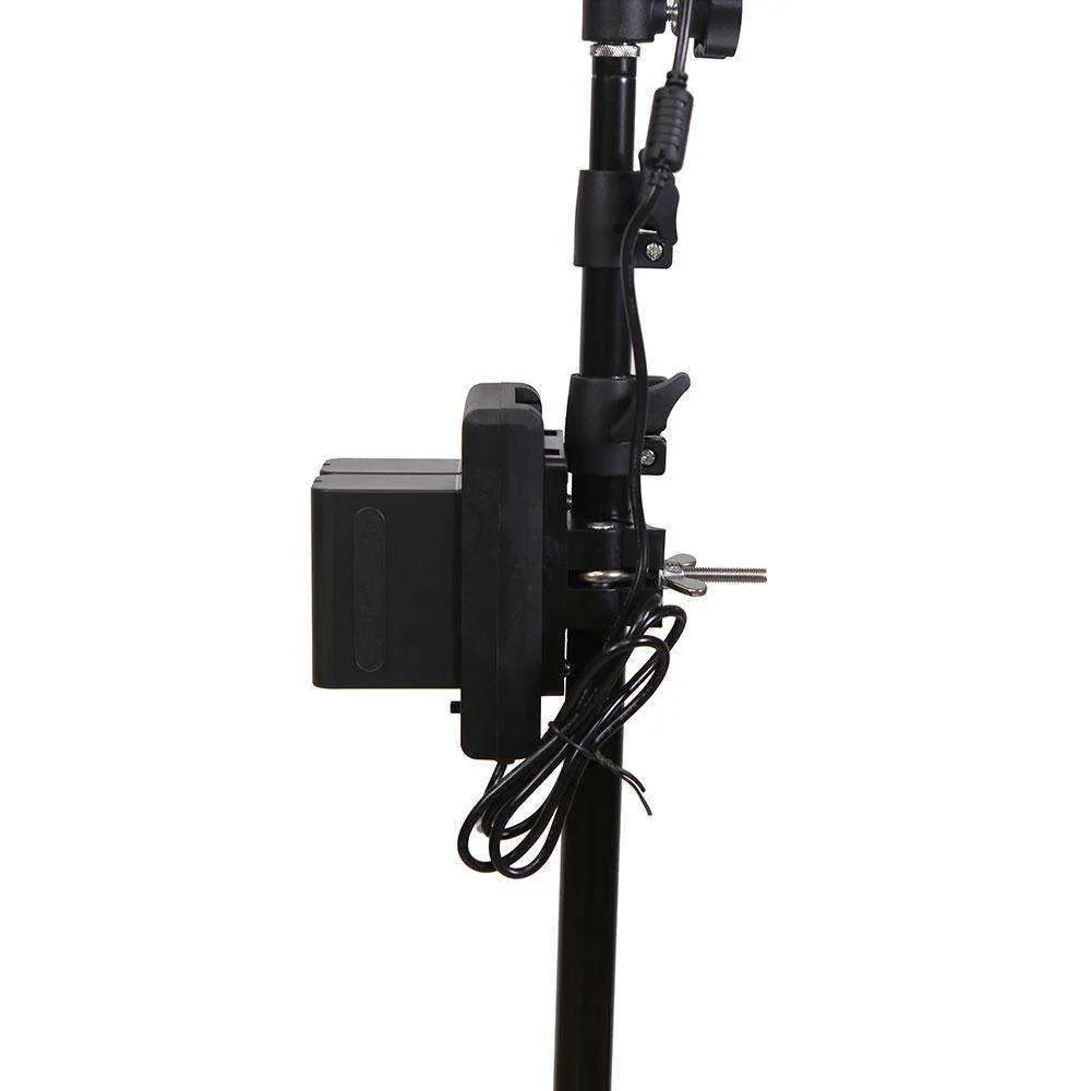 Portable Battery Pack & Charger Kit For Ring Lights