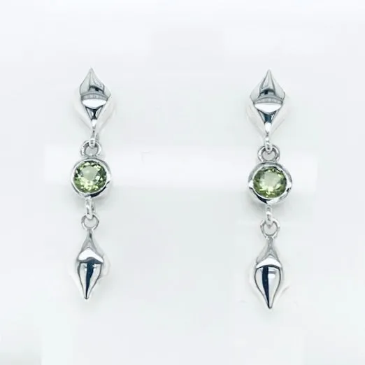 Teardrops with Gemstone Earrings