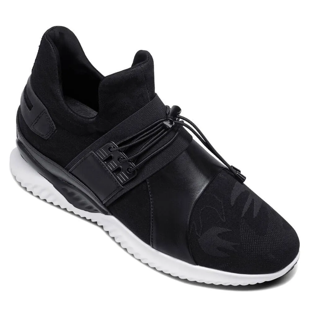 This item only ships to the United States - 7 CM / 2.76 Inches CMR CHAMARIPA Hidden Height Increasing Sneaker High Top Running Elevator Shoes Athletic Lift Shoe